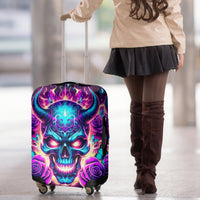 Thunder Skull Luggage Cover Love Me Like My Demons Do - Wonder Print Shop