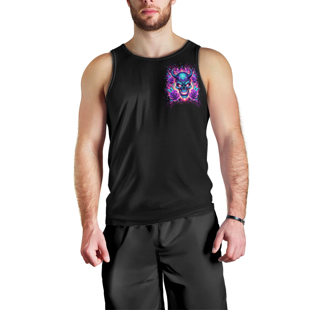 Thunder Skull Men Tank Top Love Me Like My Demons Do - Wonder Print Shop