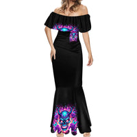Thunder Skull Mermaid Dress Love Me Like My Demons Do - Wonder Print Shop