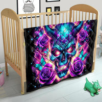 Thunder Skull Quilt Love Me Like My Demons Do - Wonder Print Shop