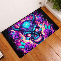 Thunder Skull Rubber Doormat Love Me Like My Demons Do - Wonder Print Shop