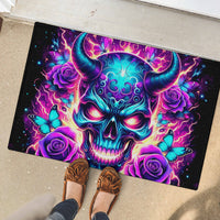 Thunder Skull Rubber Doormat Love Me Like My Demons Do - Wonder Print Shop