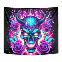Thunder Skull Tapestry Love Me Like My Demons Do - Wonder Print Shop