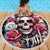 Queen Skull Beach Blanket Bitch I'm Not A Princess I'm The Fucking Queen - Wonder Print Shop