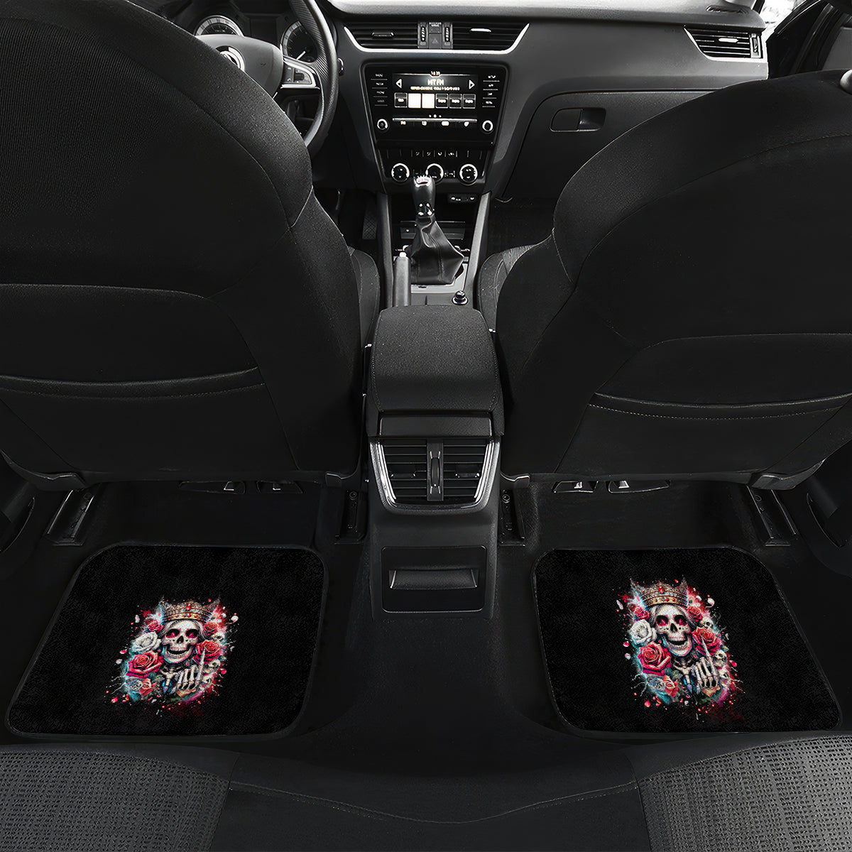 Queen Skull Car Mats Bitch I'm Not A Princess I'm The Fucking Queen - Wonder Print Shop