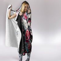 Queen Skull Hooded Blanket Bitch I'm Not A Princess I'm The Fucking Queen