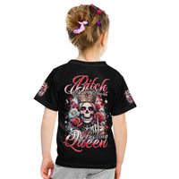 Queen Skull Kid T Shirt Bitch I'm Not A Princess I'm The Fucking Queen - Wonder Print Shop
