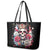 Queen Skull Leather Tote Bag Bitch I'm Not A Princess I'm The Fucking Queen - Wonder Print Shop