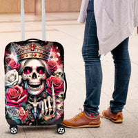Queen Skull Luggage Cover Bitch I'm Not A Princess I'm The Fucking Queen - Wonder Print Shop