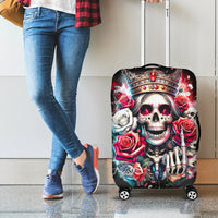 Queen Skull Luggage Cover Bitch I'm Not A Princess I'm The Fucking Queen - Wonder Print Shop