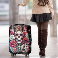 Queen Skull Luggage Cover Bitch I'm Not A Princess I'm The Fucking Queen - Wonder Print Shop