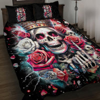 Queen Skull Quilt Bed Set Bitch I'm Not A Princess I'm The Fucking Queen - Wonder Print Shop