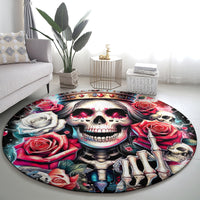 Queen Skull Round Carpet Bitch I'm Not A Princess I'm The Fucking Queen
