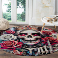 Queen Skull Round Carpet Bitch I'm Not A Princess I'm The Fucking Queen