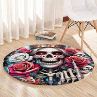 Queen Skull Round Carpet Bitch I'm Not A Princess I'm The Fucking Queen