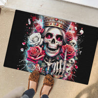 Queen Skull Rubber Doormat Bitch I'm Not A Princess I'm The Fucking Queen - Wonder Print Shop
