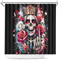 Queen Skull Shower Curtain Bitch I'm Not A Princess I'm The Fucking Queen
