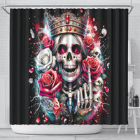 Queen Skull Shower Curtain Bitch I'm Not A Princess I'm The Fucking Queen