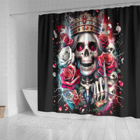 Queen Skull Shower Curtain Bitch I'm Not A Princess I'm The Fucking Queen