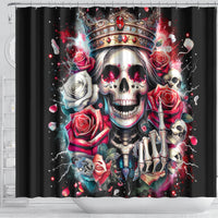 Queen Skull Shower Curtain Bitch I'm Not A Princess I'm The Fucking Queen