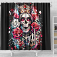 Queen Skull Shower Curtain Bitch I'm Not A Princess I'm The Fucking Queen