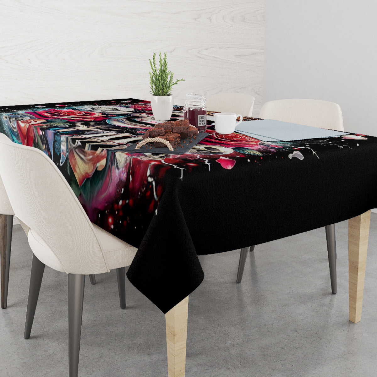Queen Skull Tablecloth Bitch I'm Not A Princess I'm The Fucking Queen - Wonder Print Shop