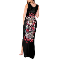 Queen Skull Tank Maxi Dress Bitch I'm Not A Princess I'm The Fucking Queen - Wonder Print Shop