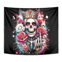 Queen Skull Tapestry Bitch I'm Not A Princess I'm The Fucking Queen - Wonder Print Shop