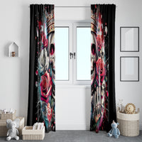 Queen Skull Window Curtain Bitch I'm Not A Princess I'm The Fucking Queen - Wonder Print Shop