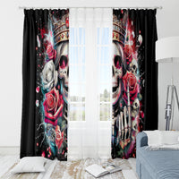 Queen Skull Window Curtain Bitch I'm Not A Princess I'm The Fucking Queen - Wonder Print Shop
