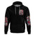 Queen Skull Zip Hoodie Bitch I'm Not A Princess I'm The Fucking Queen - Wonder Print Shop