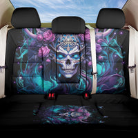 Rose Skull Back Car Seat Cover I'm Never Alone My Demons Are With Me 24/7 - Wonder Print Shop