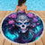 Rose Skull Beach Blanket I'm Never Alone My Demons Are With Me 24/7 - Wonder Print Shop