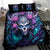 Rose Skull Bedding Set I'm Never Alone My Demons Are With Me 24/7