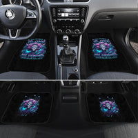 Rose Skull Car Mats I'm Never Alone My Demons Are With Me 24/7 - Wonder Print Shop