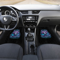 Rose Skull Car Mats I'm Never Alone My Demons Are With Me 24/7 - Wonder Print Shop