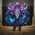 Rose Skull Hooded Blanket I'm Never Alone My Demons Are With Me 24/7