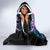 Rose Skull Hooded Blanket I'm Never Alone My Demons Are With Me 24/7