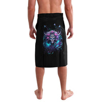 Rose Skull Lavalava I'm Never Alone My Demons Are With Me 24/7 - Wonder Print Shop