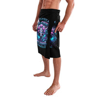 Rose Skull Lavalava I'm Never Alone My Demons Are With Me 24/7 - Wonder Print Shop