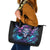 Rose Skull Leather Tote Bag I'm Never Alone My Demons Are With Me 24/7 - Wonder Print Shop