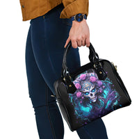Rose Skull Shoulder Handbag I'm Never Alone My Demons Are With Me 24/7