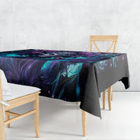 Rose Skull Tablecloth I'm Never Alone My Demons Are With Me 24/7 - Wonder Print Shop