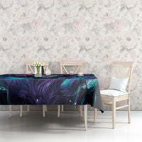 Rose Skull Tablecloth I'm Never Alone My Demons Are With Me 24/7 - Wonder Print Shop