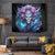 Rose Skull Tapestry I'm Never Alone My Demons Are With Me 24/7 - Wonder Print Shop
