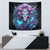 Rose Skull Tapestry I'm Never Alone My Demons Are With Me 24/7 - Wonder Print Shop