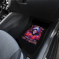 Rose Skull Car Mats F Bomb Mom I Sprinkle That Shit Like Confetti - Wonder Print Shop