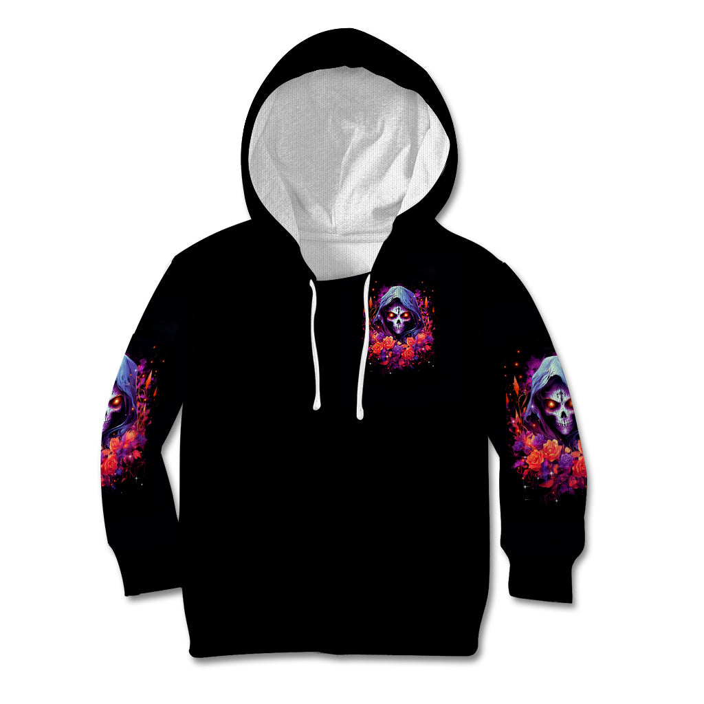 Rose Skull Kid Hoodie F Bomb Mom I Sprinkle That Shit Like Confetti - Wonder Print Shop