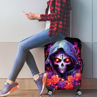 Rose Skull Luggage Cover F Bomb Mom I Sprinkle That Shit Like Confetti - Wonder Print Shop