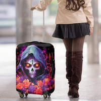 Rose Skull Luggage Cover F Bomb Mom I Sprinkle That Shit Like Confetti - Wonder Print Shop